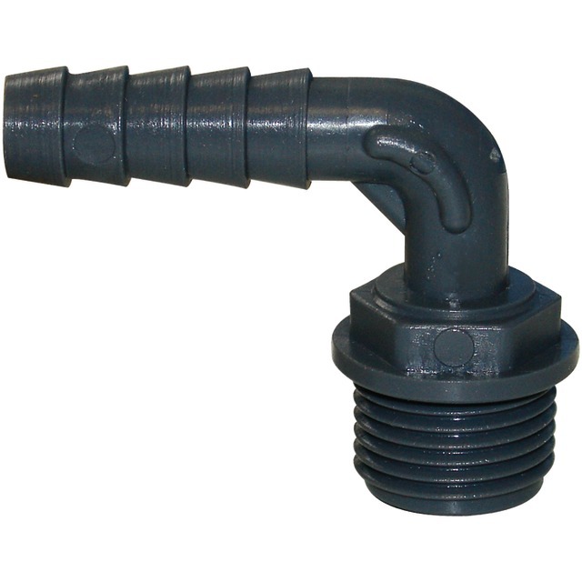Coude 90° Polypropylene Male 1"1/2 40X49 Cannele Tuyau 40 MM référence fournisseur 33046082